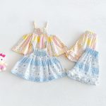【73-120】キャミセットアップ ベビー 女の子 花柄 - 画像 (8)