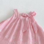 【73-120】ワンピース ベビー 女の子 小花柄 蝶結び 総柄 - 画像 (11)