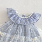【66-90】ロンパース ベビー  蝶結び 刺繍 おしゃれ - 画像 (5)