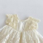 【66-90】ロンパース ベビー おしゃれ プリンセス レース - 画像 (9)