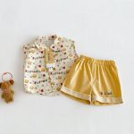 【73-110】ショートパンツ ベビー カートゥーン プリント - 画像 (13)