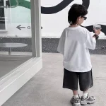 【90-160】Tシャツ アルファベット 半袖 ファッション 男の子 - 画像 (6)