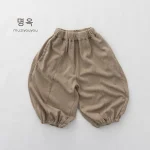 【80-130】パンツ ボトムス ベビー 韓国風 シンプル - 画像 (14)