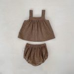 【73-110】セットアップ ベビー チェック柄 レトロ - 画像 (7)