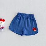 【73-110】ショートパンツ ベビー 男の子 フルーツ 刺繍 - 画像 (10)