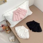 【73-120】ショートパンツ ベビー 女の子 可愛い リボン付き - 画像 (4)