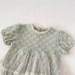 【66-90】ロンパース ベビー フラワー刺繡 ワンピース風 - 画像 (10)