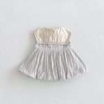 【73-110】ワンピース ベビー ストライプ セーラー - 画像 (4)