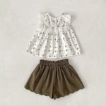 【73-110】セットアップ ベビー 小花柄 ゆったり - 画像 (10)