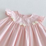 【73-120】ワンピース ベビー 女の子 バッグ付き フリルスリーブ - 画像 (12)