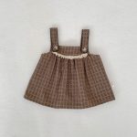 【73-110】セットアップ ベビー チェック柄 レトロ - 画像 (8)
