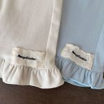 【73-100】パンツ ベビー フリル 刺繍ロゴ - 画像 (12)