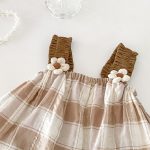 【73-100】セットアップ ベビー キャミチェックトップス&バルーンパンツ - 画像 (9)