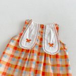 【73-120】セットアップ or サロペット ベビー 女の子 カラフル チェック - 画像 (14)