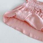 【73-120】ワンピース ベビー 女の子 フリルスリーブ 蝶結び - 画像 (13)