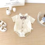 【66-90】ロンパース プリンス 半袖 ベビー服 - 画像 (9)