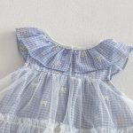 【66-90】ロンパース ベビー  蝶結び 刺繍 おしゃれ - 画像 (11)