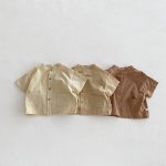 【80-120】セットアップ パステルカラー チェック - 画像 (11)