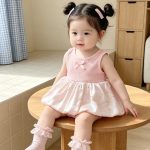 【66-90】ロンパース ふわふわ ピンク 可愛い - 画像 (9)