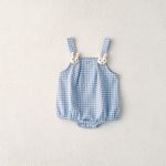 【66-90】ロンパース ウサギ チェック ベビー服 - 画像 (12)