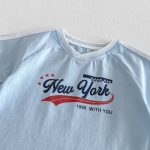 【73-120】半袖Tシャツorショートパンツ ベビー Vネックロゴ ボーダー - 画像 (16)