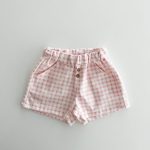 【80-130】ショートパンツ チェック 履きやすい ボトムス - 画像 (15)