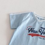 【73-120】半袖Tシャツorショートパンツ ベビー Vネックロゴ ボーダー - 画像 (17)