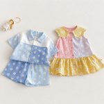 【73-120】セットアップ or ワンピース おしゃれ カラーバリ