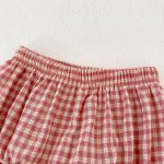 【73-110】セットアップ ベビー フリル襟 チェック スウィート - 画像 (12)