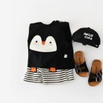 【73-110】セットアップ 可愛い ペンギン 上下セット - 画像 (5)