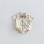 【66-90】ロンパース プリンス 半袖 ベビー服 - 画像 (4)