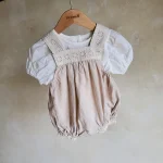 【66-100】シャツ or ロンパース ベビー パフスリーブ - 画像 (15)