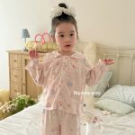 【90-150】ルームウェア フリル スウィート セットアップ - 画像 (4)