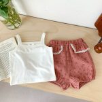 【66-100】セットアップ ベビー キャミソール&花柄プリント - 画像 (17)