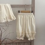 【73-100】スリムパンツORワイドパンツ ホワイト 透け感 - 画像 (7)