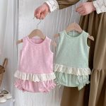 【66-100】セットアップ ベビー ノースリーブ かわいい - 画像 (3)