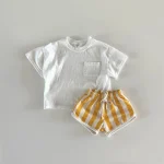 【73-100】ショートパンツ ベビー ストライプ ボトムス - 画像 (12)