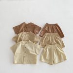 【80-120】セットアップ パステルカラー チェック - 画像 (3)