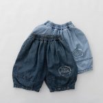 【80-130】パンツ デニム パンプキンパンツ カジュアル - 画像 (7)