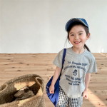 【80-130】半袖Tシャツ 女の子 プリント+刺繍 かわいい - 画像 (3)