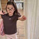 【80-130】半袖Ｔシャツ 女の子 フリル付き パフスリーブ - 画像 (3)