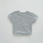 【66-100】サロペット or ボーダーTシャツ ベビー 韓国風 - 画像 (7)