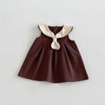 【73-120】ワンピース ベビー ノースリーブ レトロ - 画像 (5)