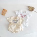 【66-90】ロンパース フラワー刺繡 可愛い - 画像 (14)