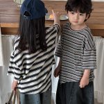 【80-140】Tシャツ ボーダー ドロップショルダー - 画像 (18)