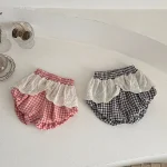 【73-100】セットアップ or Tシャツ ベビー おしゃれ チェック - 画像 (12)