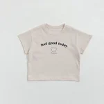 【80-160】半袖 Tシャツ ベビー キッズ服 熊柄 英字 - 画像 (7)