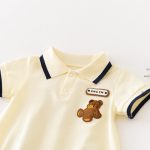【66-90】ロンパース ベビー 肌に優しい くま柄 - 画像 (6)