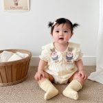 【66-90】ロンパース 可愛い ダブル ウサギ - 画像 (7)