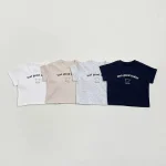 【80-160】半袖 Tシャツ ベビー キッズ服 熊柄 英字